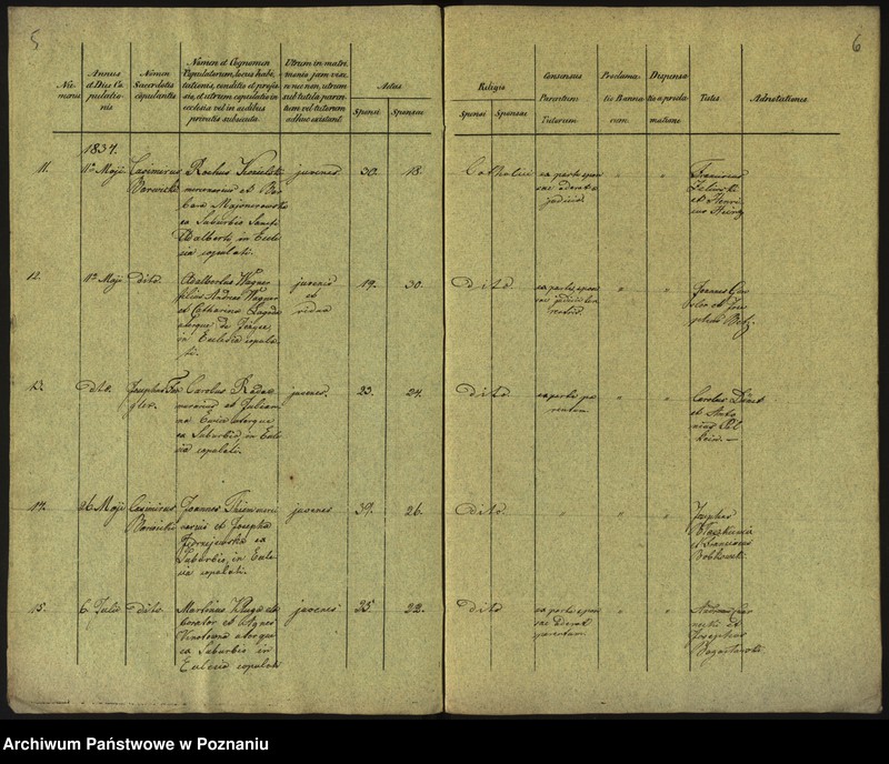 Obraz 6 z jednostki "Księga małżeństw"