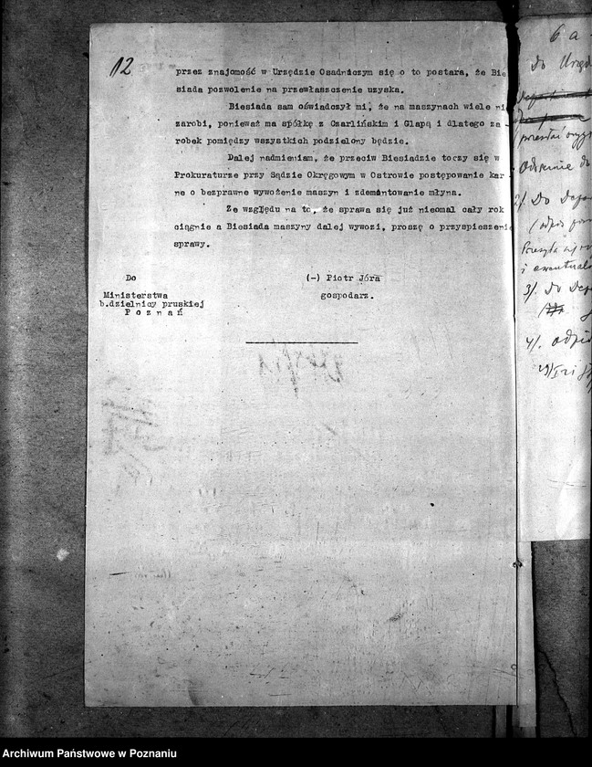 Obraz 16 z jednostki "Sprawy szczegółowo-administracyjne Maszyny rolnicze - korespondencja"