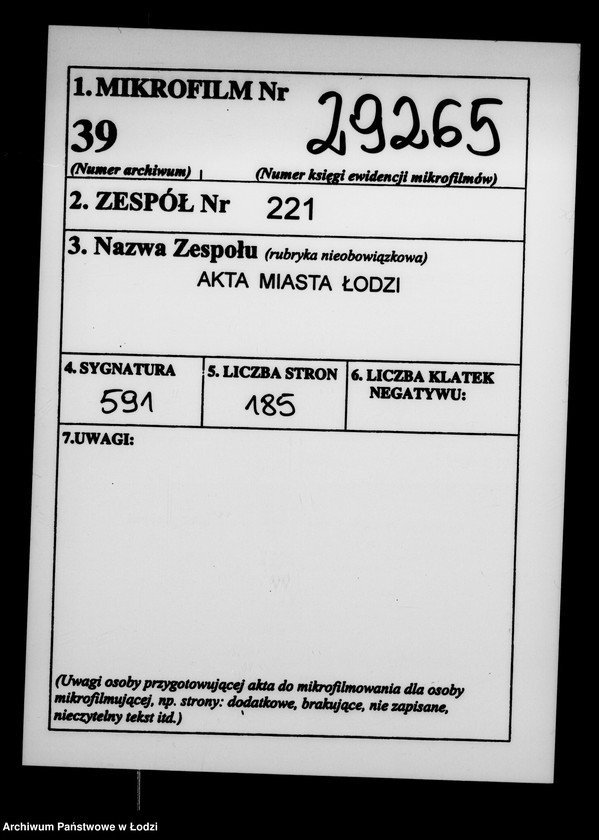 Obraz 3 z jednostki "Akta tyczące się zdawania rapportów o przybywających do miasta tutejszego cudzoziemcach"