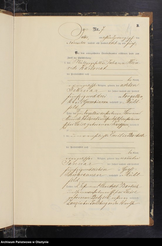 image.from.unit.number "Heiraths-Neben-Register Nr 1 - 8"