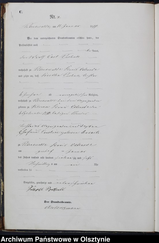 image.from.unit.number "Sterbe-Haupt-Register Nr 1 - 95"