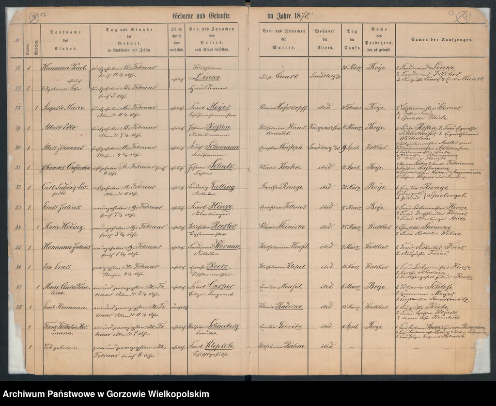 image.from.unit.number "Duplikate der Hauptkirche zu Landsberg an der Warthe (zawiera też księgę zgonów Konkordien, reformirte und Militair Kirchen Gemeinde z 1870 r.)"