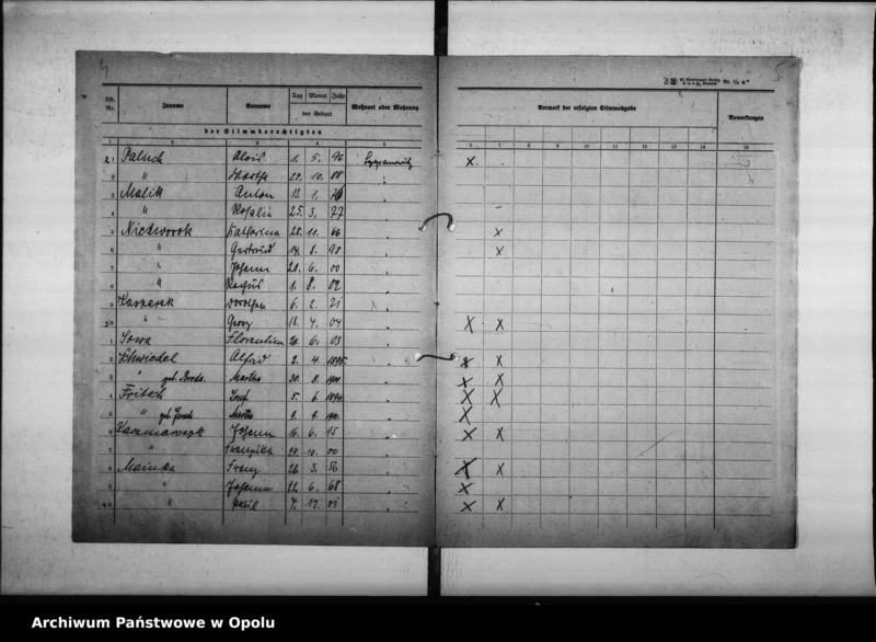 Obraz 7 z jednostki "[Wybory do sejmiku i sejmu Rzeszy - listy wyborcze]"