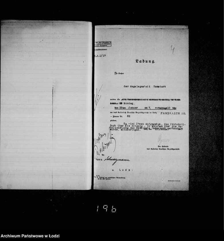 Obraz 7 z jednostki "Akta dotyczące nieetatowego duchownego H. Hercsztarka"