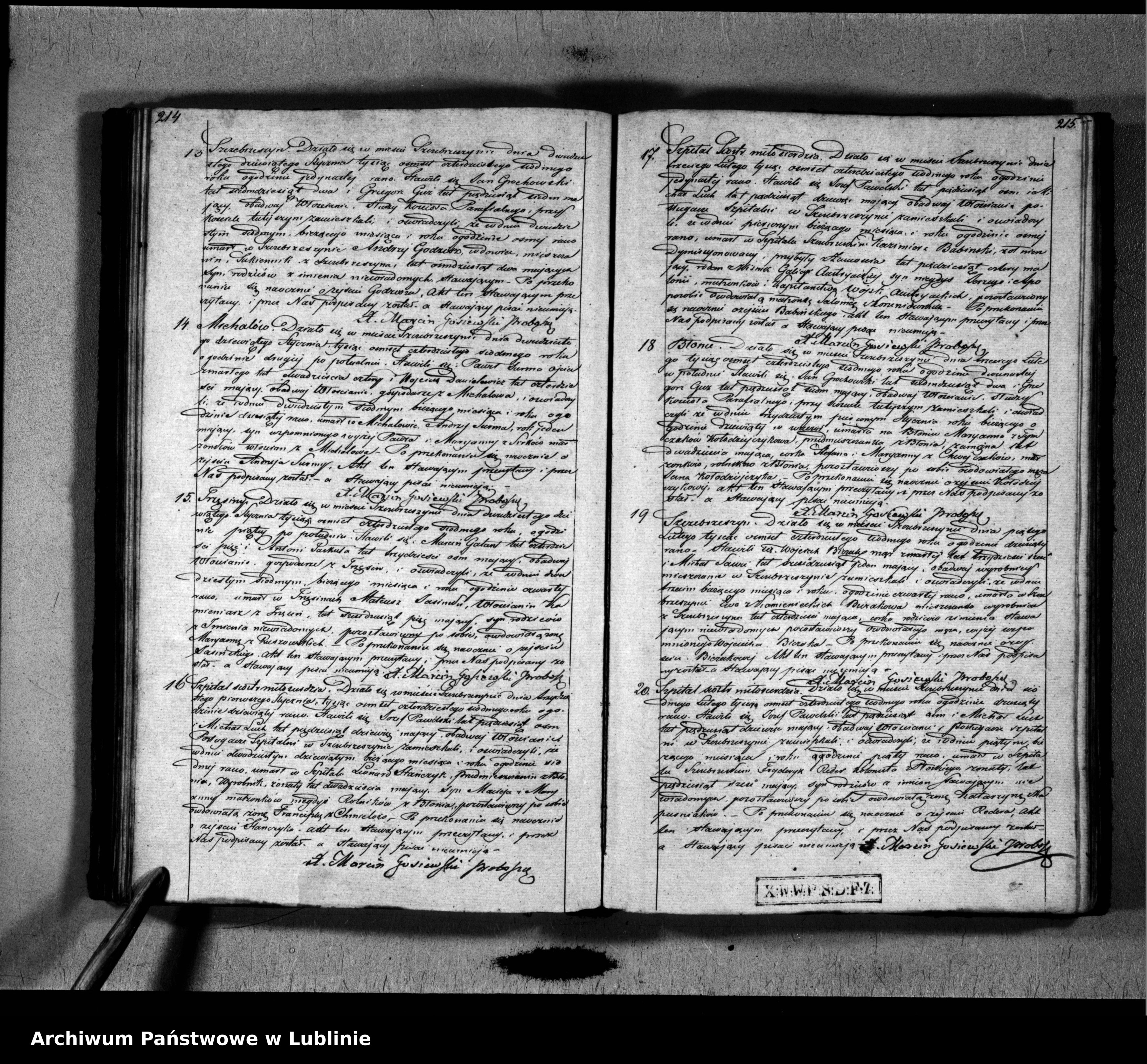 Skan z jednostki: Księga urodzeń, małżeństw i zgonów