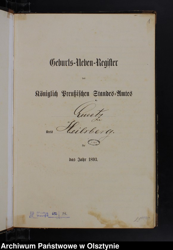 Obraz 3 z jednostki "Geburts-Neben-Register Nr 1 - 86"