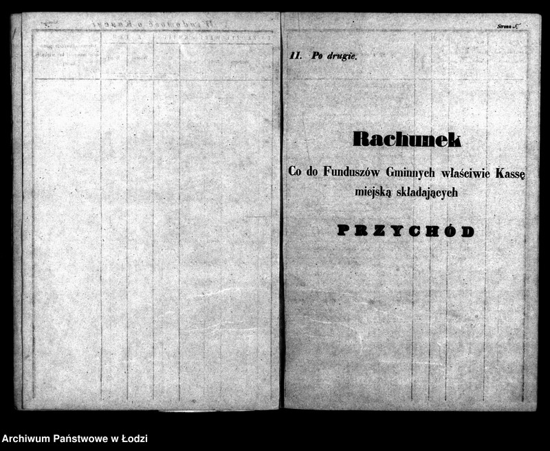 Obraz 8 z jednostki "Rachunek kasy ekonomicznej m. Łodzi za rok 1853"