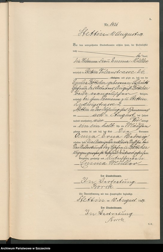 image.from.unit.number "Geburts-Register (Neben-Register) Band IV"