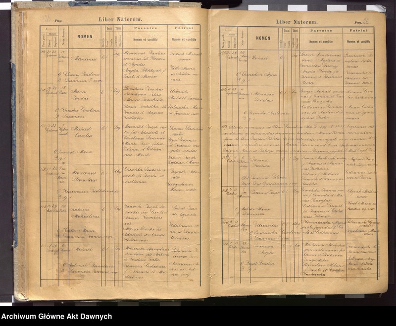 image.from.unit.number "Parafia: Lwów, par. św. Marcina. Dekanat: Lwów. Księga metrykalna urodzeń, ślubów i zgonów dla parafii miejskiej i przedmieść: Zamarstynów i Zniesienie."