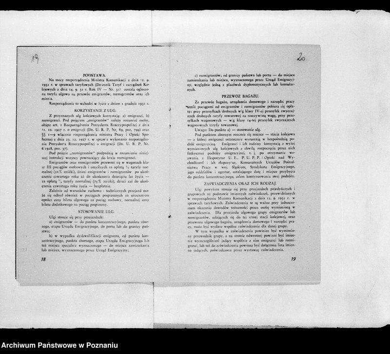 Obraz 16 z jednostki "Komitet Reemigracyjny w Poznaniu"