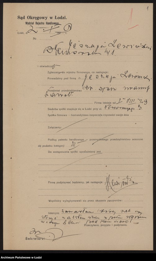 Obraz 3 z jednostki "Isszuja Josif Lewiński – drobna sprzedaż manufaktury bawełnianej"