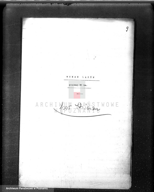 image.from.unit.number "/Spisy właścicieli lasów i sprawozdania z działalności organów ochrony lasów/"