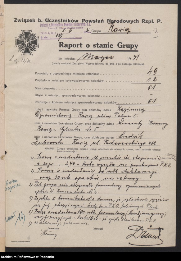 Obraz 6 z jednostki "Rawicz, akta koła."