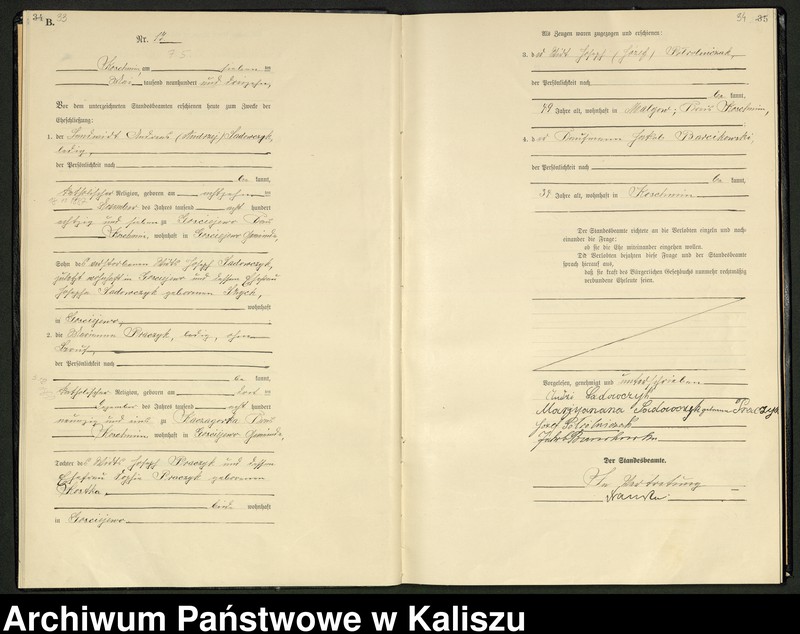 Obraz 20 z jednostki "[Księga małżeństw]"