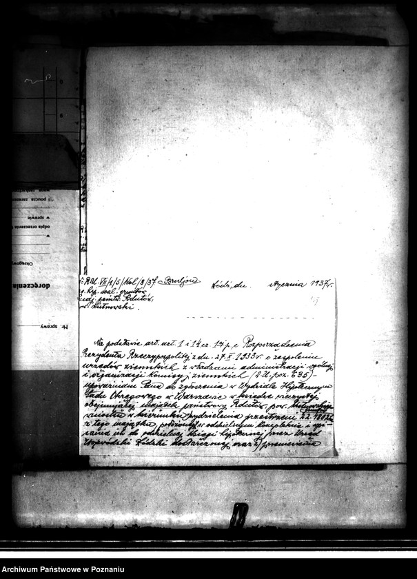 Obraz 19 z jednostki "Regulacja hipoteczna scalonych gruntów miasta Kłodawa powiatu kaliskiego"