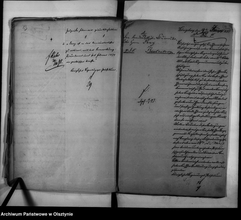 image.from.unit.number "Regierungs-Hauptkassen-Assistent den Penz [Richard] 1. Juli 1893 Reg.[ierungs] Hauptkassen-Buchhalter Rechnungsrat"