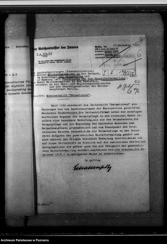 Obraz 10 z jednostki "Zeitschriften. Amtsblätter"