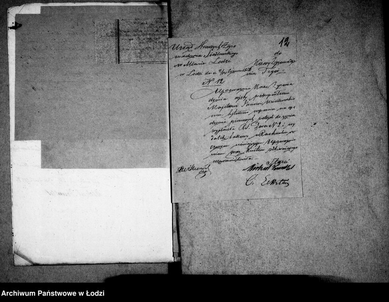 Obraz 12 z jednostki "Rachunek z funduszu Kasy Zgromadzenia Siodlarskiego w mieście Łodzi"