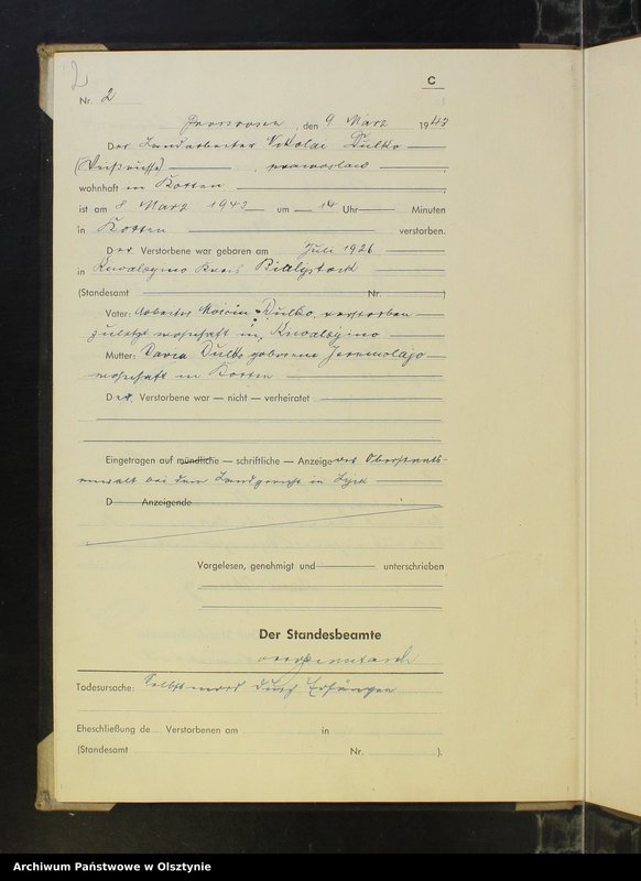 image.from.unit.number "Sterbebuch Nr 1 - 39,1 - 26 i 1"