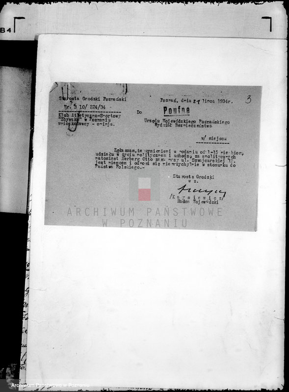 Obraz 7 z jednostki "Klub Atletyczno-Sportowy,,Zbyszko" -Poznań"