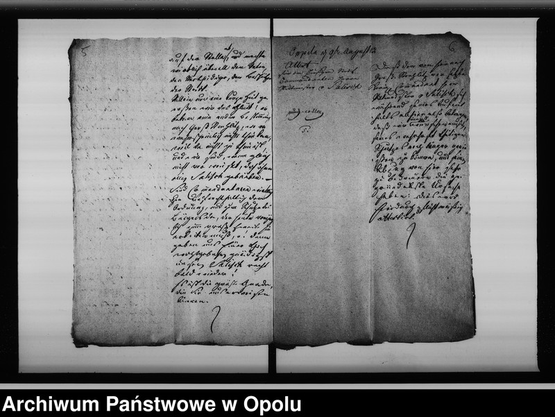 image.from.unit.number "Acta von Bestellung eines Preuss[ischen] Militair Platz Commandanten bei der Stadt Oppeln Vol. I de anno 1813"