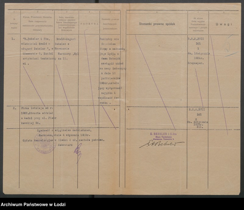 Obraz 7 z jednostki "E.Behsler i S-ka- skład artykułów technicznych"