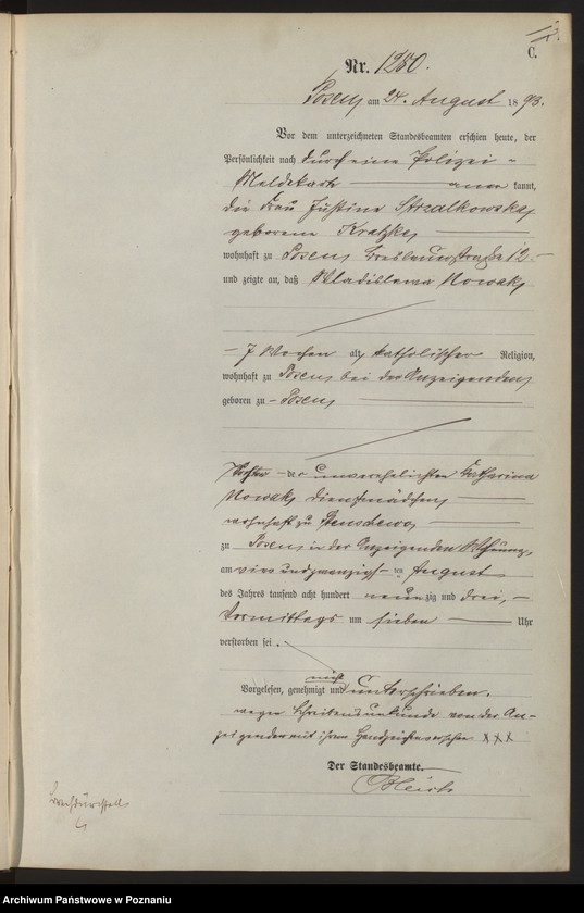 Obraz 20 z jednostki "Księga zgonów t. IV"