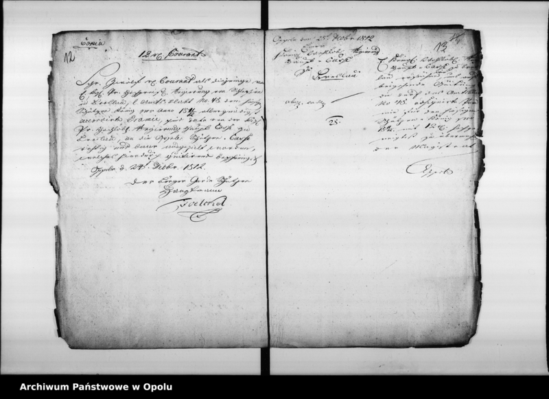 Obraz 15 z jednostki "Acta von der Schützen Gilde zu Oppeln... Deren Uniformirung und Prämien-Zalung für den Schützen König betreffend Vol. No. 6 de anno 1802"