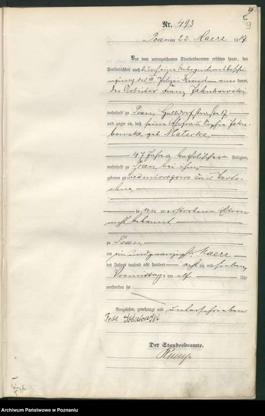 Obraz 12 z jednostki "Księga zgonów t. II"