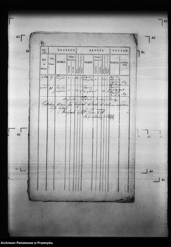 Obraz 19 z jednostki "[Kopie ksiąg metrykalnych parafii Ulicko (dekanat Niemirów)]"