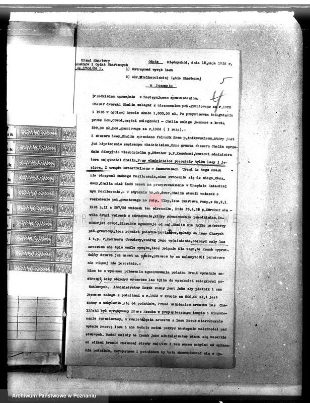 Obraz 9 z jednostki "Majętność leśna Chalin powiat międzychodzki"