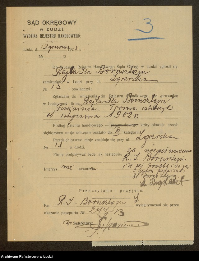 Obraz 5 z jednostki "Raita - Ita Bornsztejn - piwiarnia"