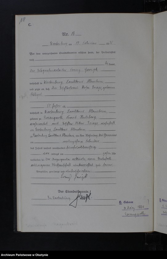 image.from.unit.number "Sterbe-Haupt-Register Nr 1 - 111"