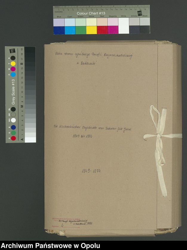 image.from.unit.number "Die Kirchenbücher Duplicate von Sakrau für Jahre 1849 bis 1874"