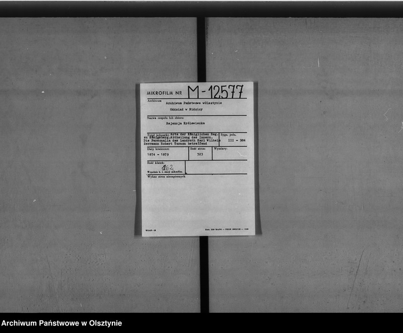 image.from.unit.number "Abtheilung des Innern. Personalia des Landraths Karl Wilhelm Herrmann Robert Tornow"
