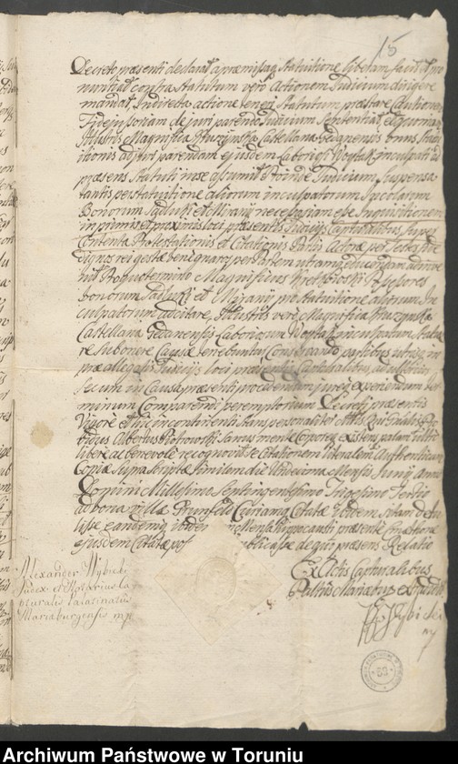 image.from.unit.number "Teresa z Konopackich Kruszyńska, kasztelanowa gdańska przeciw Władysławowi i Zygmuntowi Kretkowskim"