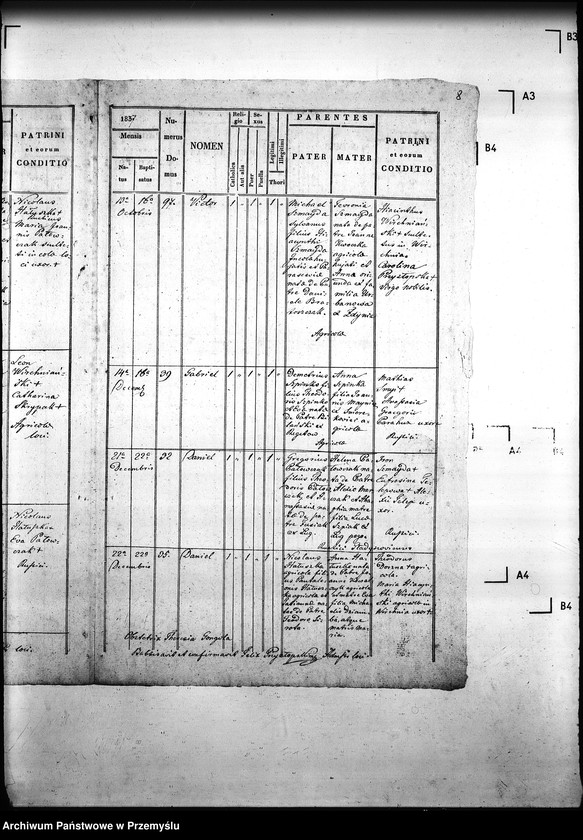 Obraz 12 z jednostki "[Kopie ksiąg metrykalnych parafii Gładyszów z filią Wirchnia (dekanat Gorlice)]"