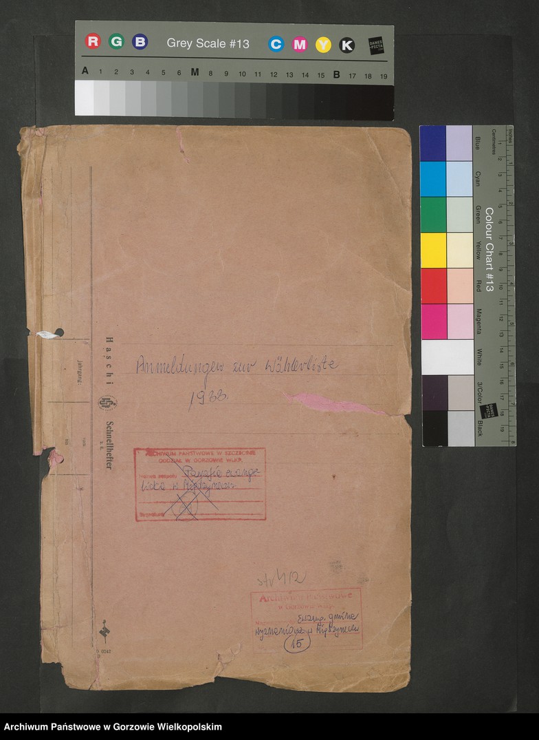 image.from.unit.number "Anmeldungen zur Wählerliste. Band III"
