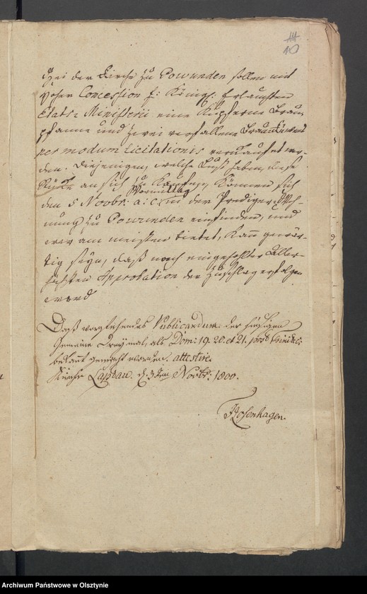 image.from.unit.number "Den Verkauf einer Brau Pfanne und zweier Brau Küwen bei der Kirche in Powanden"