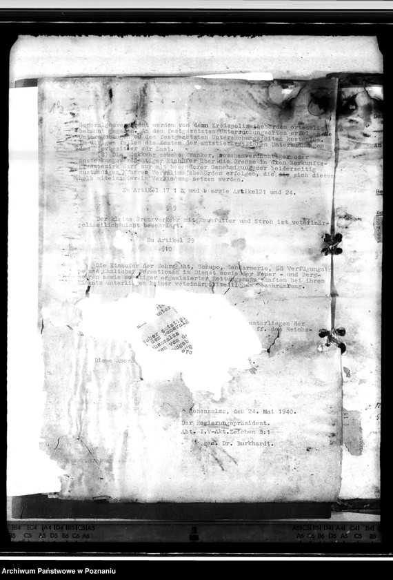 Obraz 19 z jednostki "Genzeinlasstellen. Vieheinfuhr"