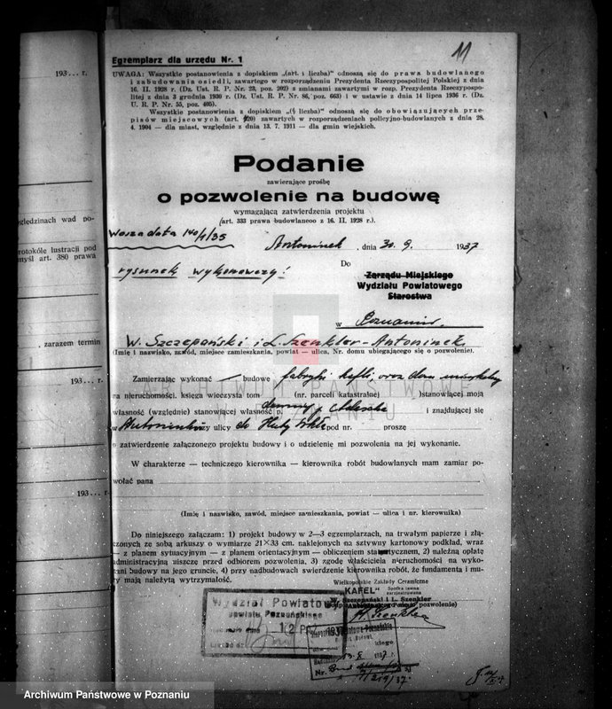 Obraz 16 z jednostki "Zatwierdzenie projektu urządzenia fabryki kafli W. Szczepańskiego i L. Szenklera w Poznaniu"