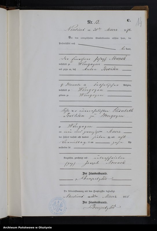 image.from.unit.number "Sterbe-Neben-Register Nr 1 - 47"