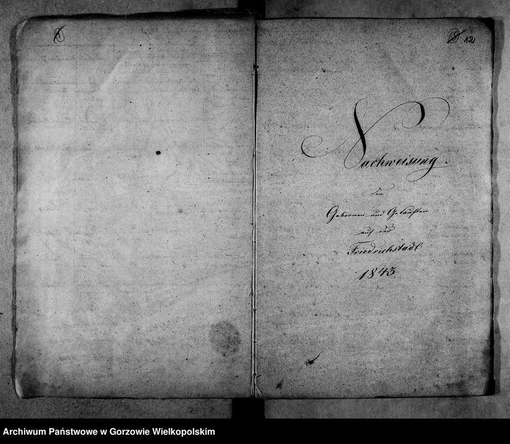 image.from.unit.number "Duplikate der Kirchenbücher von Wepritz und Friedrichstadt (Wieprzyce i przedmieście Gorzowa Wielkopolskiego), Giesen (Jeże)"