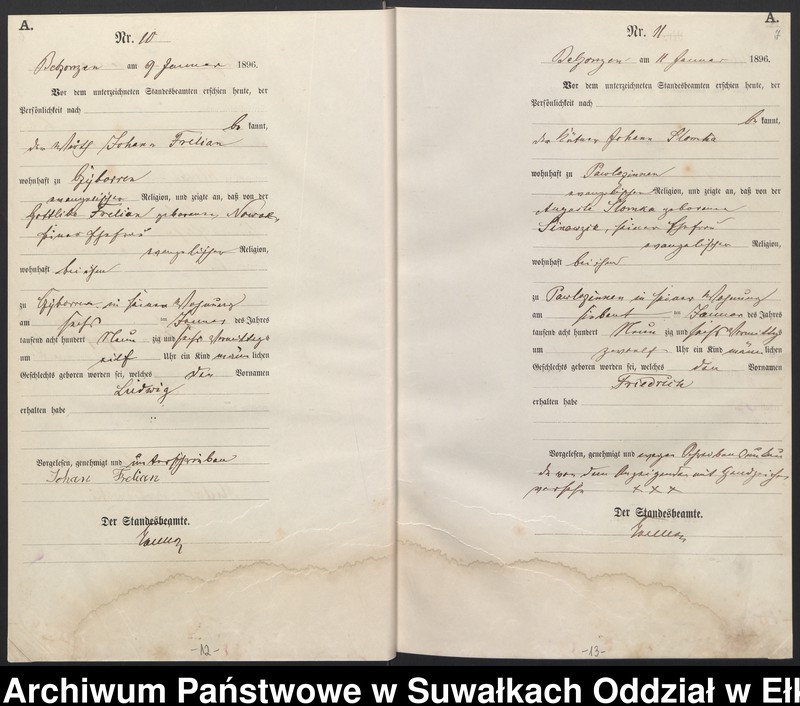 image.from.unit.number "Geburts-Haupt-Register des Königlichen Preussischen Standes-Amtes Belzonzen Kreis Johannisburg Sterbe-Haupt-Register des Königlichen Preussischen Standes-Amtes Belzonzen Kreis Johannisburg"