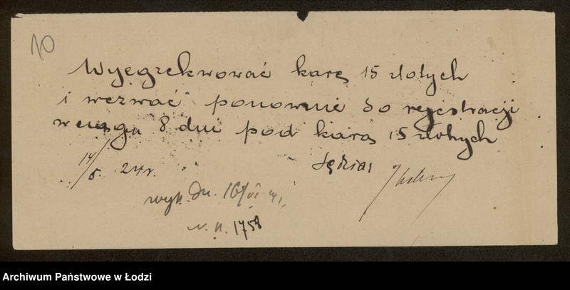 Obraz 12 z jednostki "jakób Pechter- sprzedaż manufaktury, galanterii, konfekcji i przędzy"