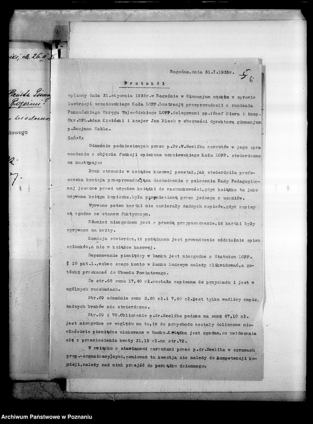 Obraz 9 z jednostki "Państwowe Gimnazjum imienia Przemysława - Rogoźno"