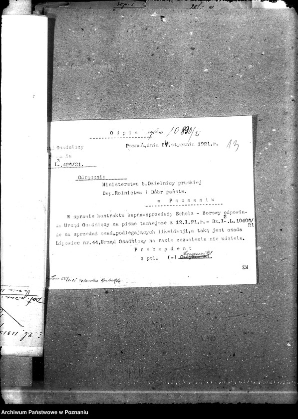 Obraz 17 z jednostki "[Przewłaszczenia, dzierżawy, parcelacje]"