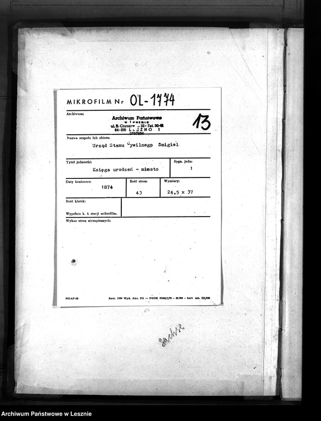 Obraz 3 z jednostki "[Księga urodzeń - miasto]"