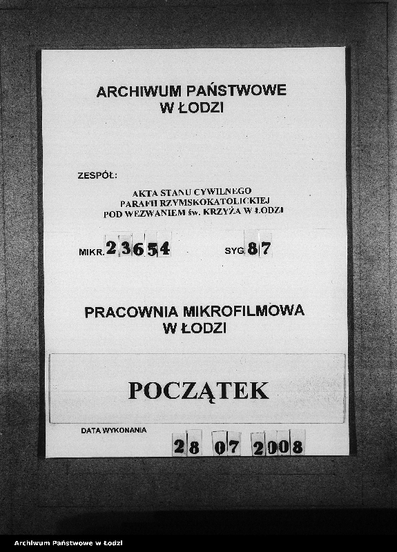 Obraz 1 z jednostki "Akta małżeństw"