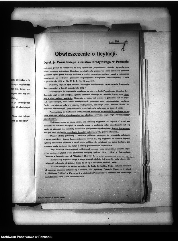 Obraz 6 z jednostki "Przymusowe przetargi nieruchomości powiatu bydgoskiego"